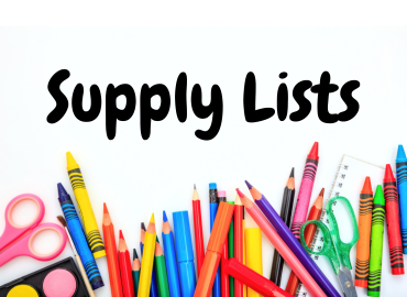  various school supplies